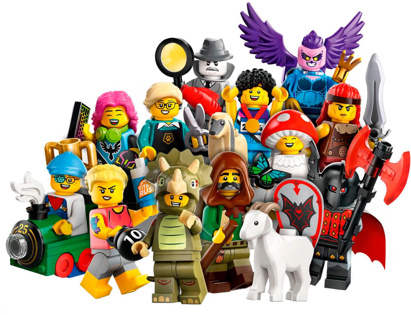 Angle. LEGO - Minifigures Series 25 Collectible Figures, 71045.