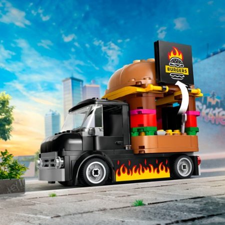 LEGO - City Burger Truck Toy Building Set, Pretend Play Toy 60404_2