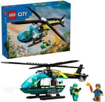LEGO - City Emergency Rescue Helicopter Building Kit 60405 - Front_Zoom