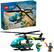 Front. LEGO - City Emergency Rescue Helicopter Building Kit 60405.