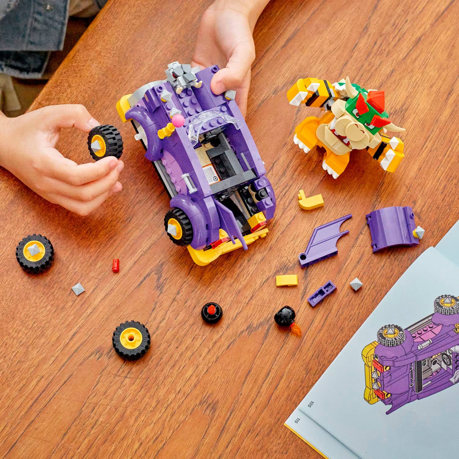 Alt View 12. LEGO - Super Mario Bowser’s Muscle Car Expansion Set 71431.