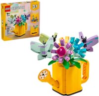 LEGO - Creator 3 in 1 Flowers in Watering Can Building Toy 31149 - Front_Zoom