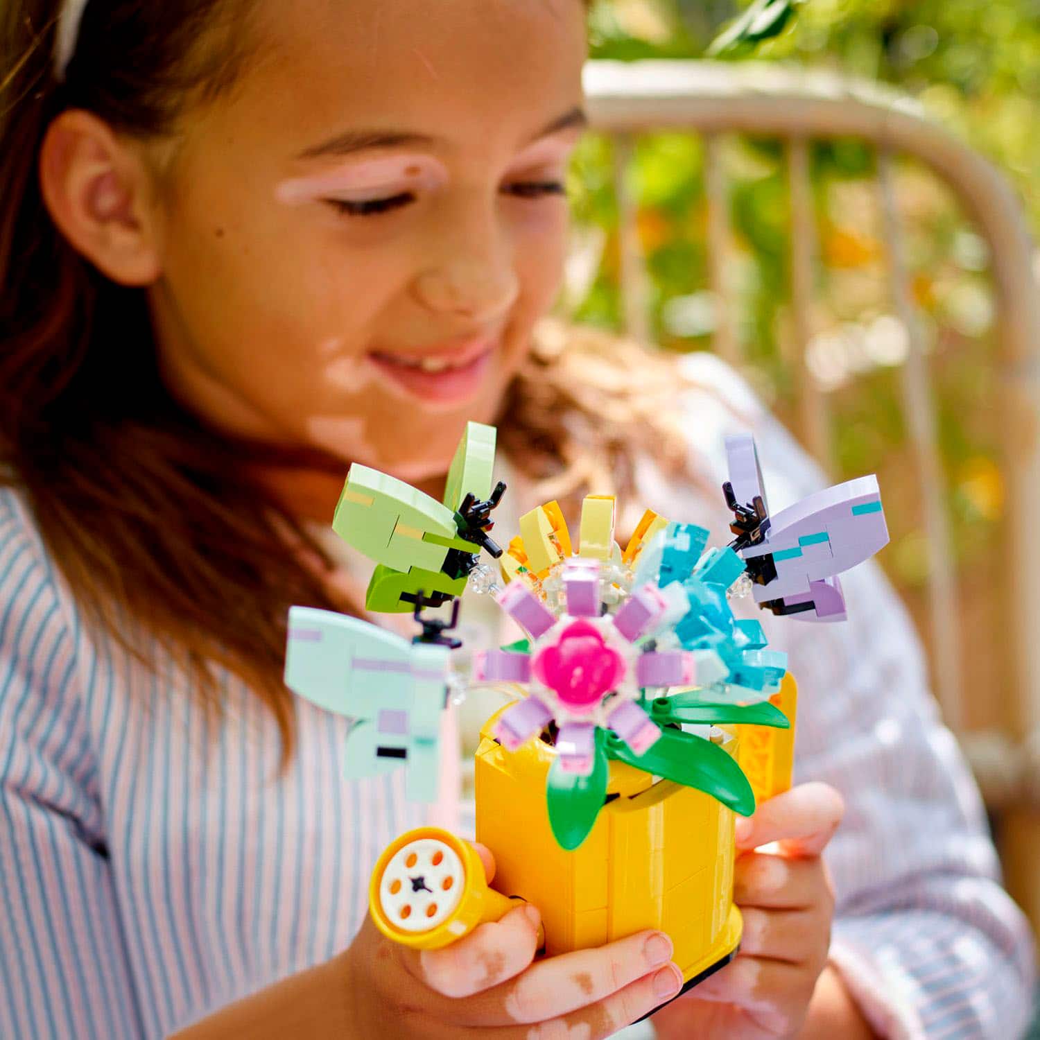 Left. LEGO - Creator 3 in 1 Flowers in Watering Can Building Toy 31149.