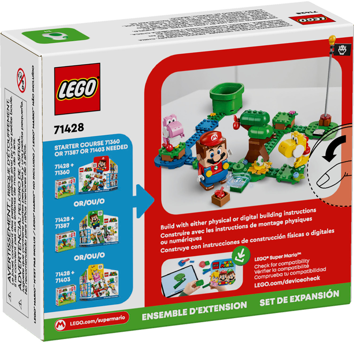 Lego® Instructions Mario's kart  Lego mario, Lego super mario, Lego  instructions