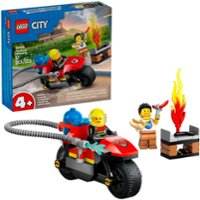 LEGO - City Fire Rescue Motorcycle Toy Building Set 60410 - Front_Zoom