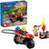 Front. LEGO - City Fire Rescue Motorcycle Toy Building Set 60410.