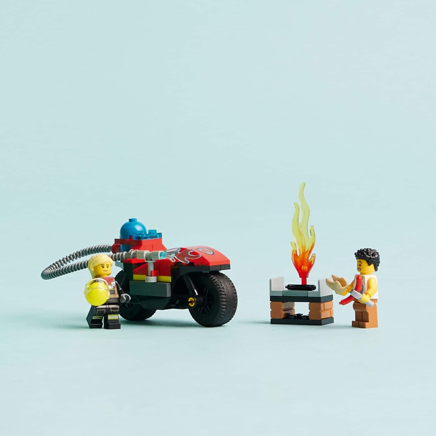 Best Buy: LEGO City Fire Rescue Motorcycle Toy Building Set 60410 6470784