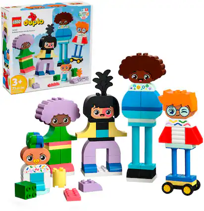 Front. LEGO - DUPLO Town Buildable People with Big Emotions Interactive Toy 10423.