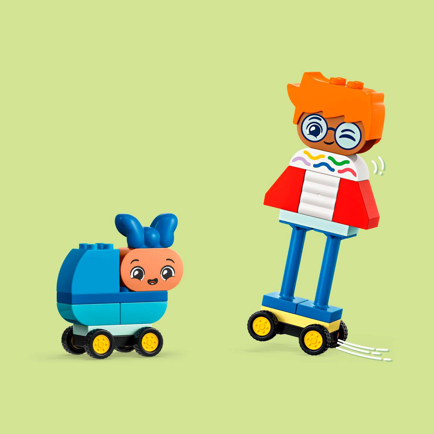 Alt View 11. LEGO - DUPLO Town Buildable People with Big Emotions Interactive Toy 10423.