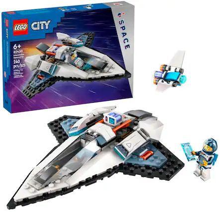 Front. LEGO - City Interstellar Spaceship Toy Playset 60430.