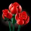 Left. LEGO - Icons Bouquet of Roses Build and Display Set 10328.