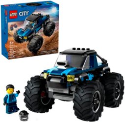 LEGO - City Blue Monster Truck Off-Road Toy, Mini Monster Truck 60402 - Front_Zoom