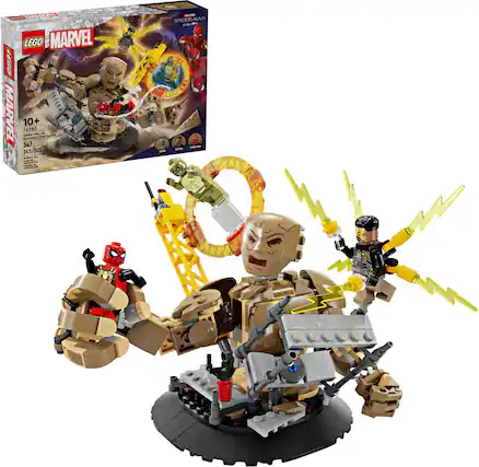 Front. LEGO - Marvel Spider-Man vs. Sandman: Final Battle Building Toy 76280.