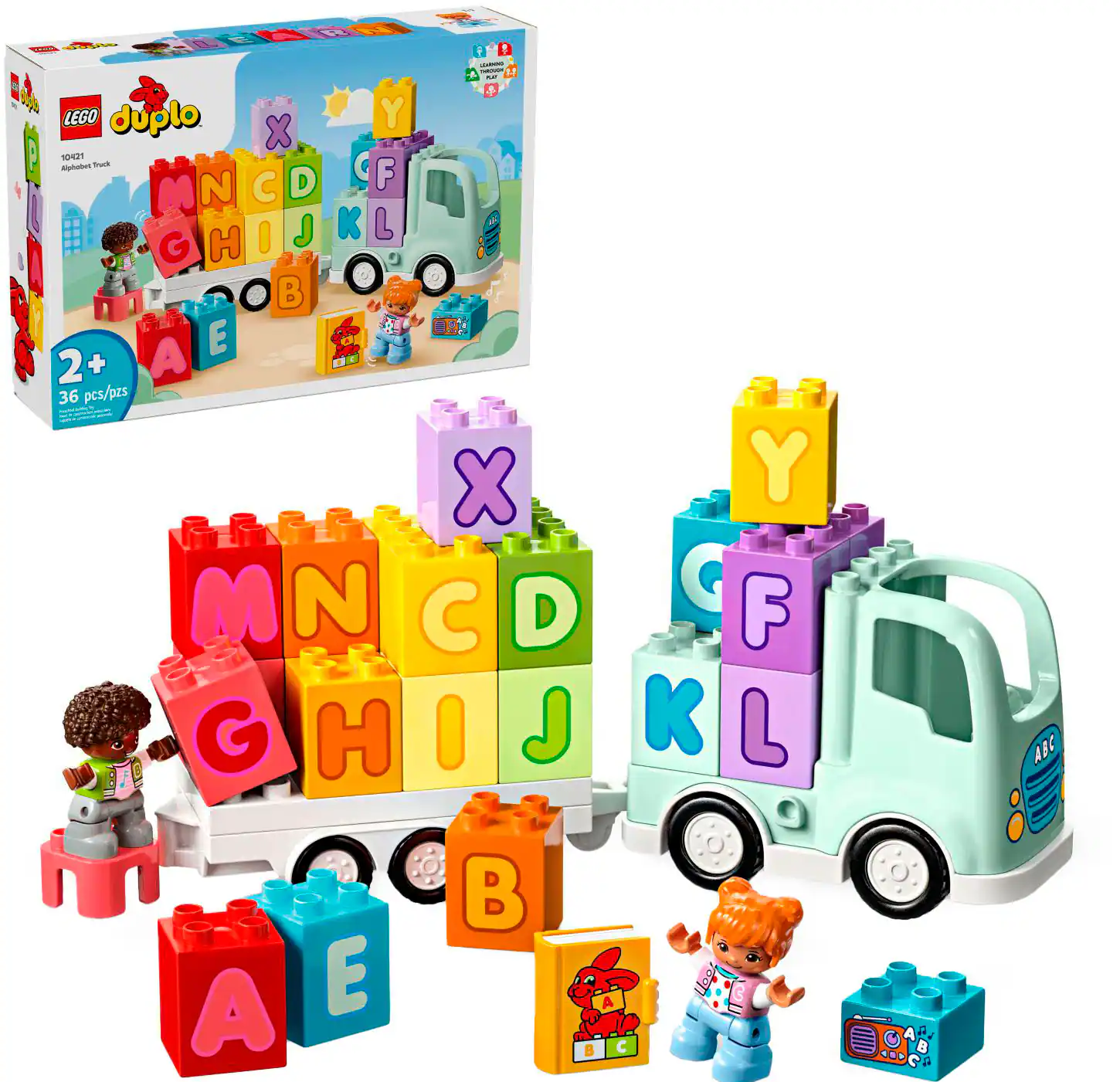 DUPLO Town Alphabet Truck Toy, Toddler Education Toy 10421