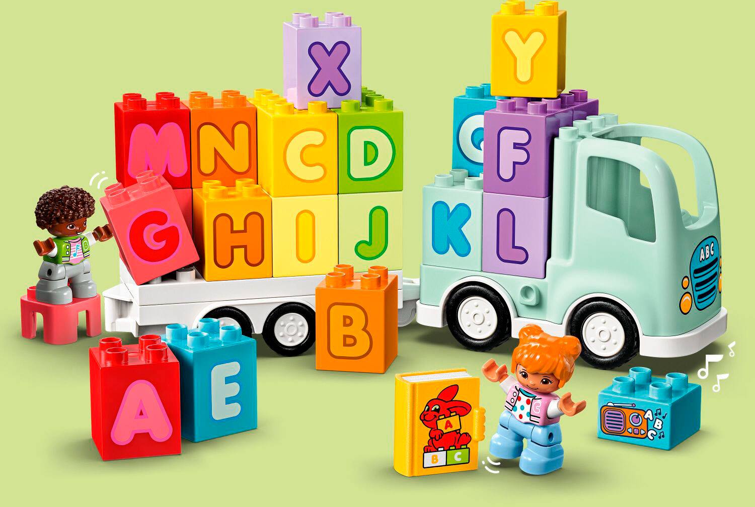 Alt View 11. LEGO - DUPLO Town Alphabet Truck Toy, Toddler Education Toy 10421.