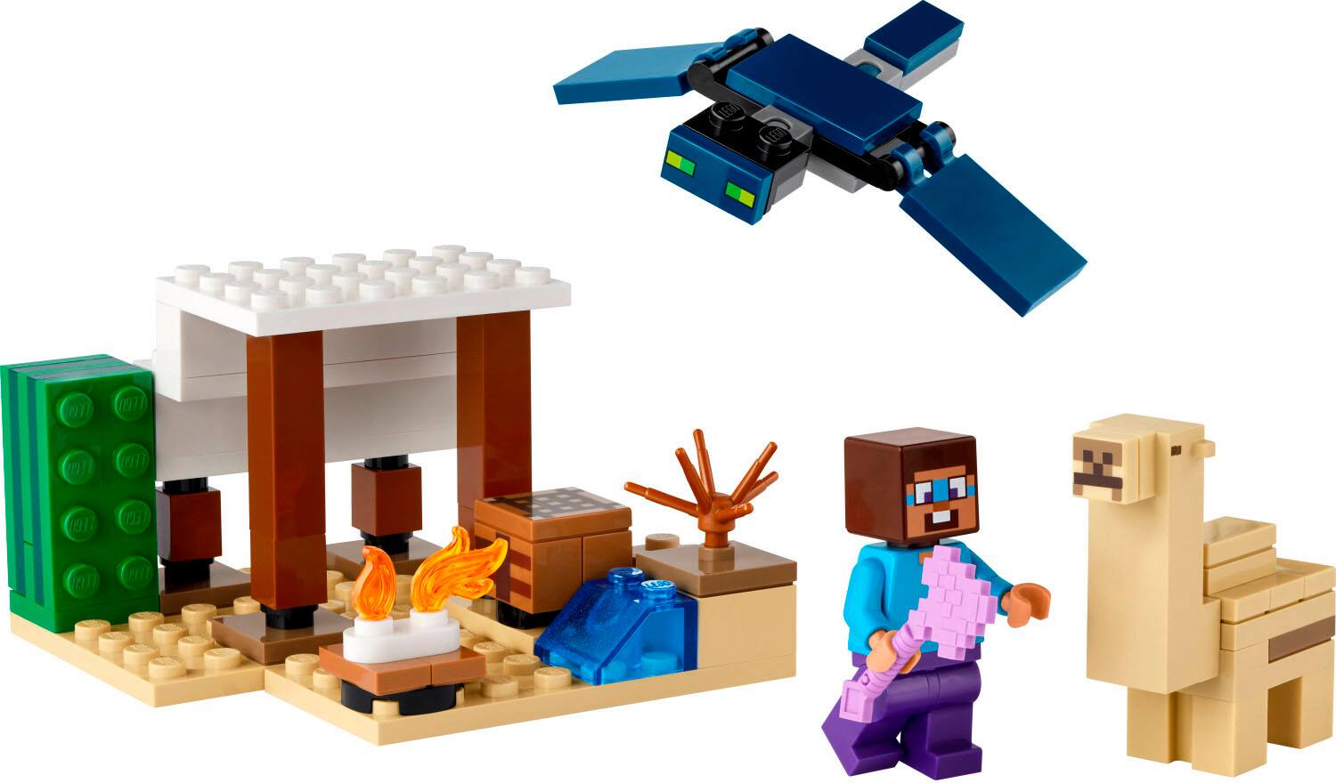 Angle. LEGO - Minecraft Steve's Desert Expedition Building Toy 21251.