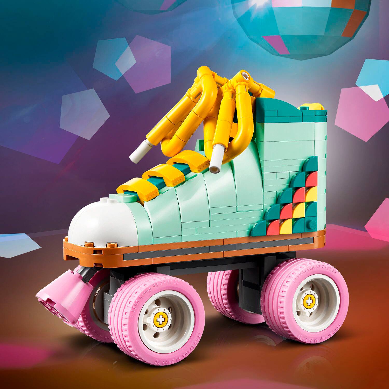 Left. LEGO - Creator 3 in 1 Retro Roller Skate Toy 31148.