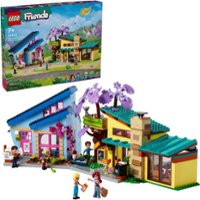 LEGO - Friends Olly and Paisley's Family Houses Toy for Kids 42620 - Front_Zoom