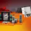 Alt View 11. LEGO - Minecraft The Nether Portal Ambush Building Toy 21255.