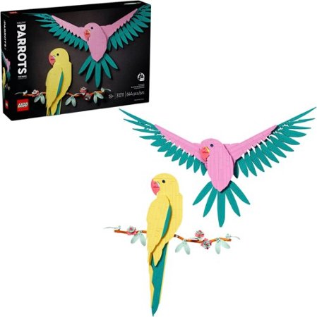 LEGO - Art The Fauna Collection – Macaw Parrots, Wall Art Décor 31211 - Multi