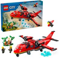 LEGO - City Fire Rescue Plane Toy for Kids Set 60413 - Front_Zoom