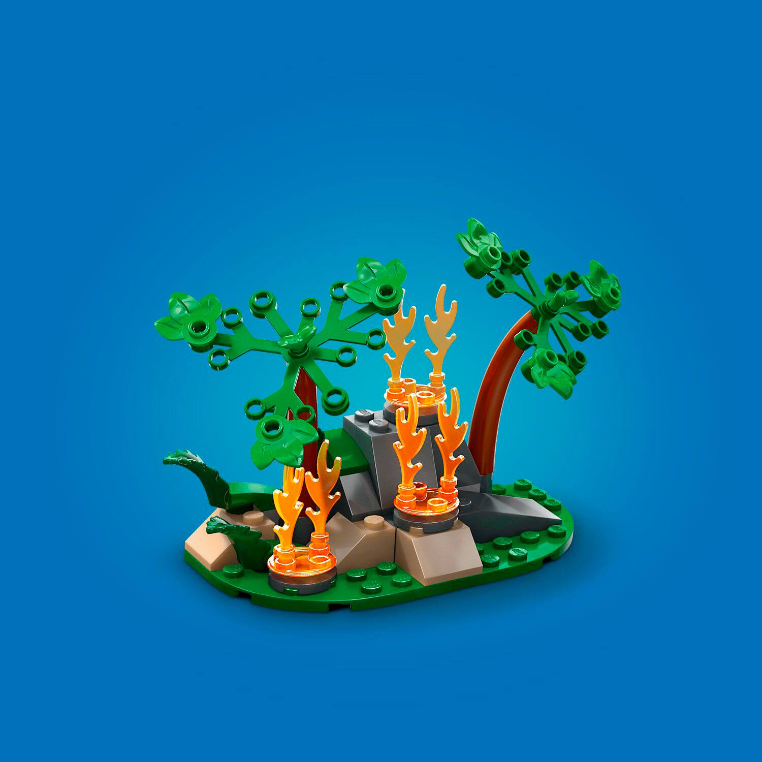 Alt View 11. LEGO - City Fire Rescue Plane Toy for Kids Set 60413.