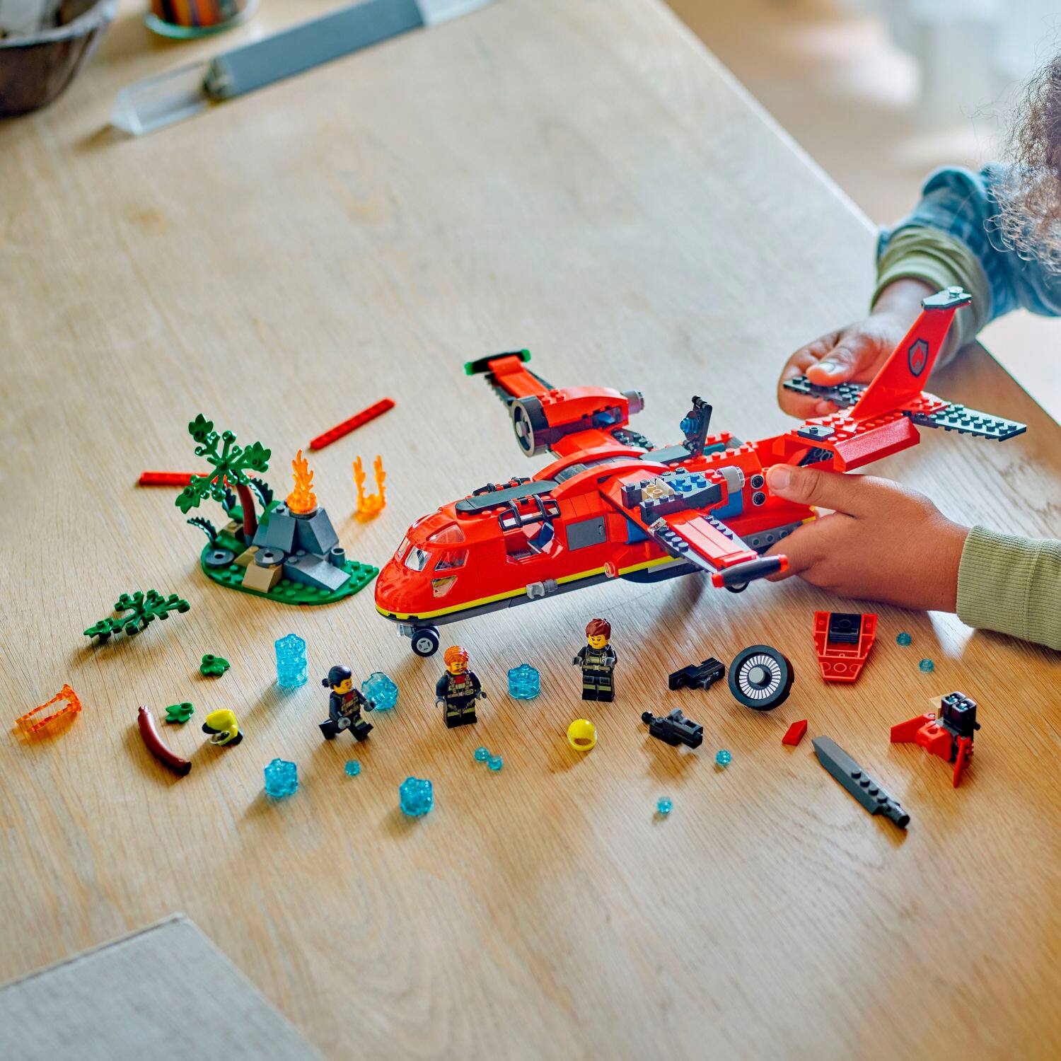 Alt View 12. LEGO - City Fire Rescue Plane Toy for Kids Set 60413.