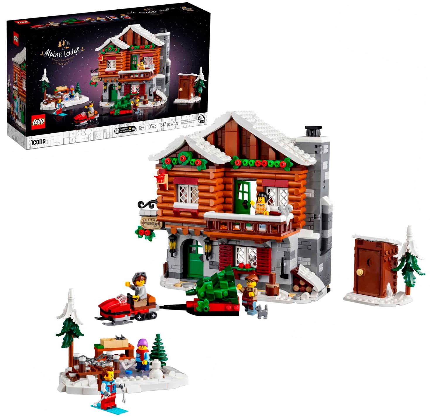 Front. LEGO - LEGO Icons Alpine Lodge Model Building Kit 10325.