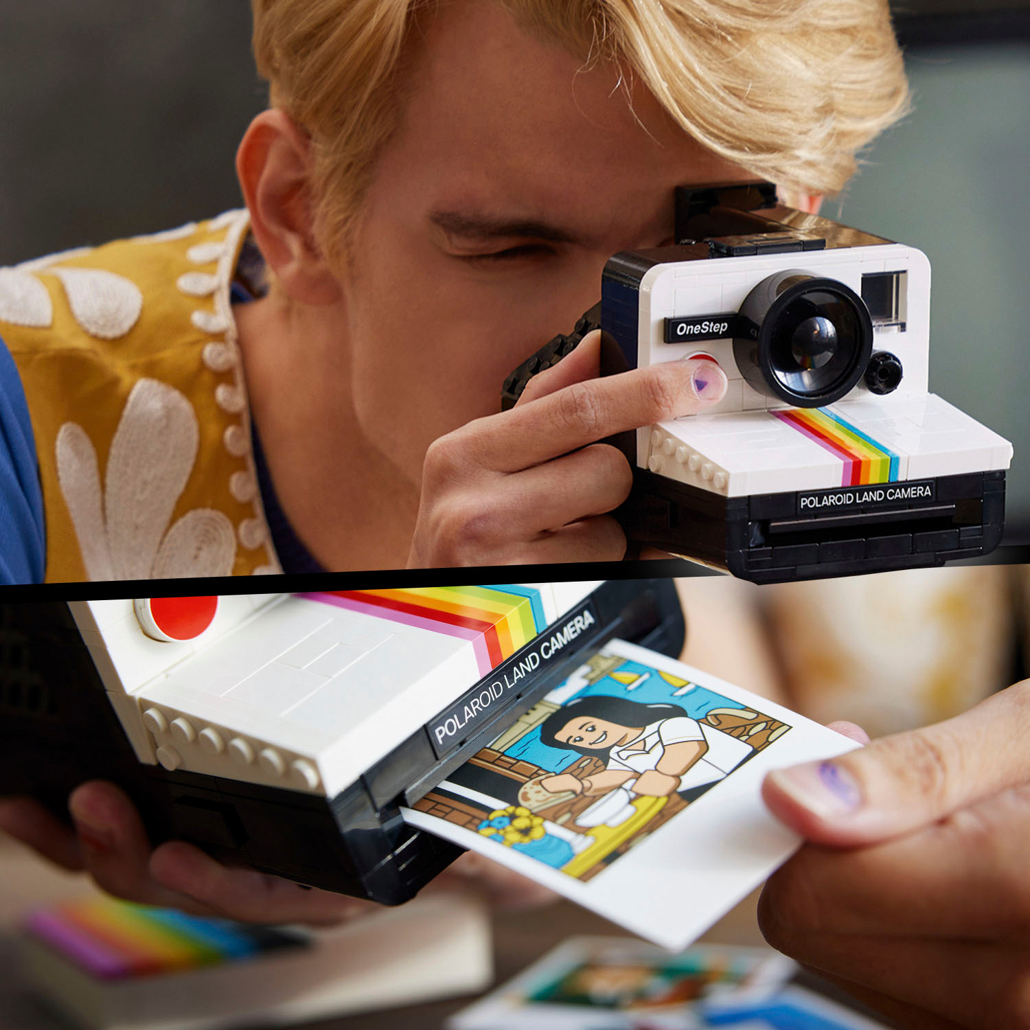 Acrylic Display Case for LEGO Polaroid OneStep SX-70 Camera