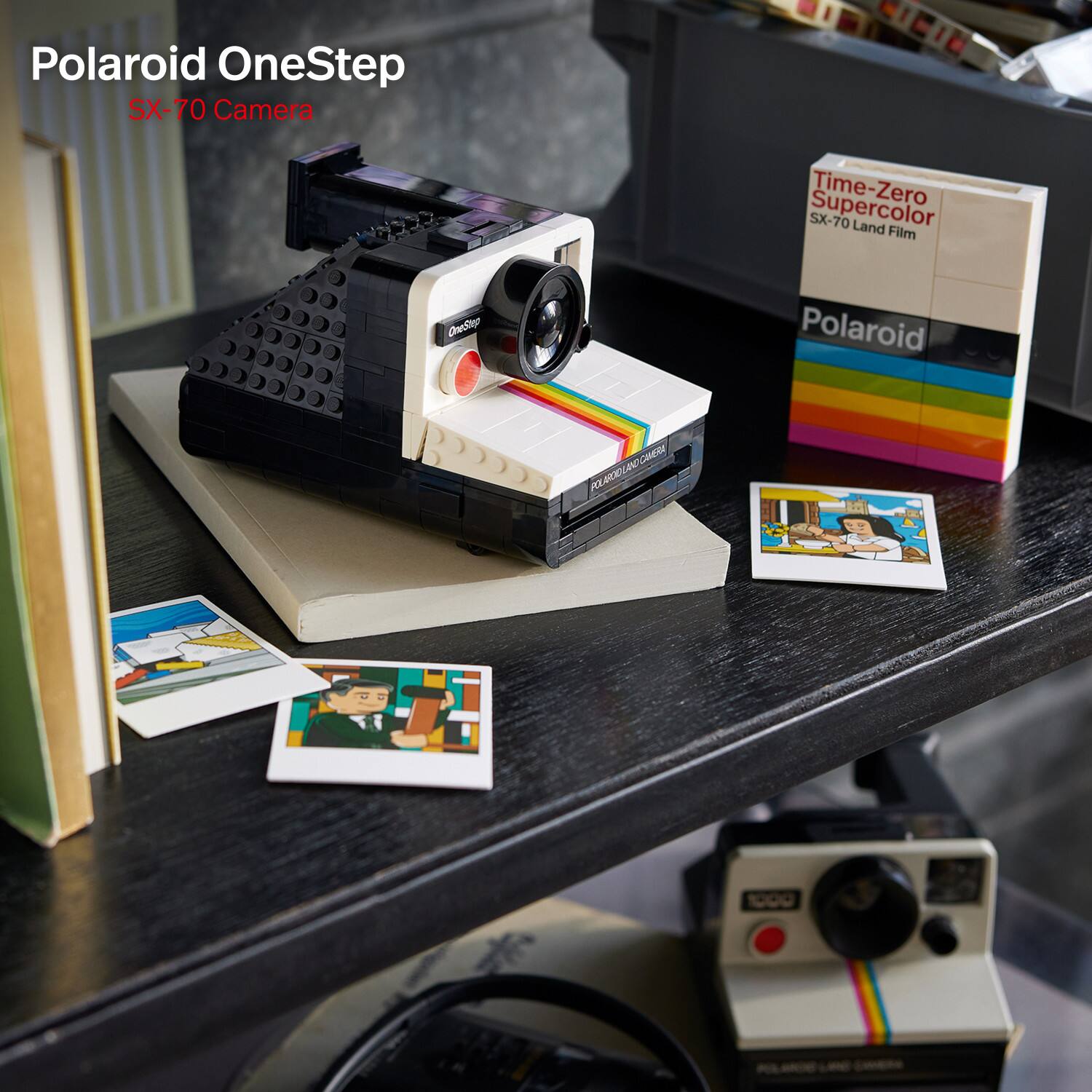 Polaroid OneStep SX-70 Camera Time-Zero Supercolor SX-70 Land Film