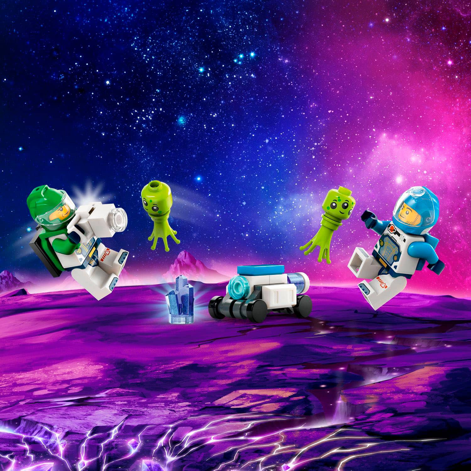 Alt View 11. LEGO - City Space Explorer Rover and Alien Life Pretend Play Toy 60431.