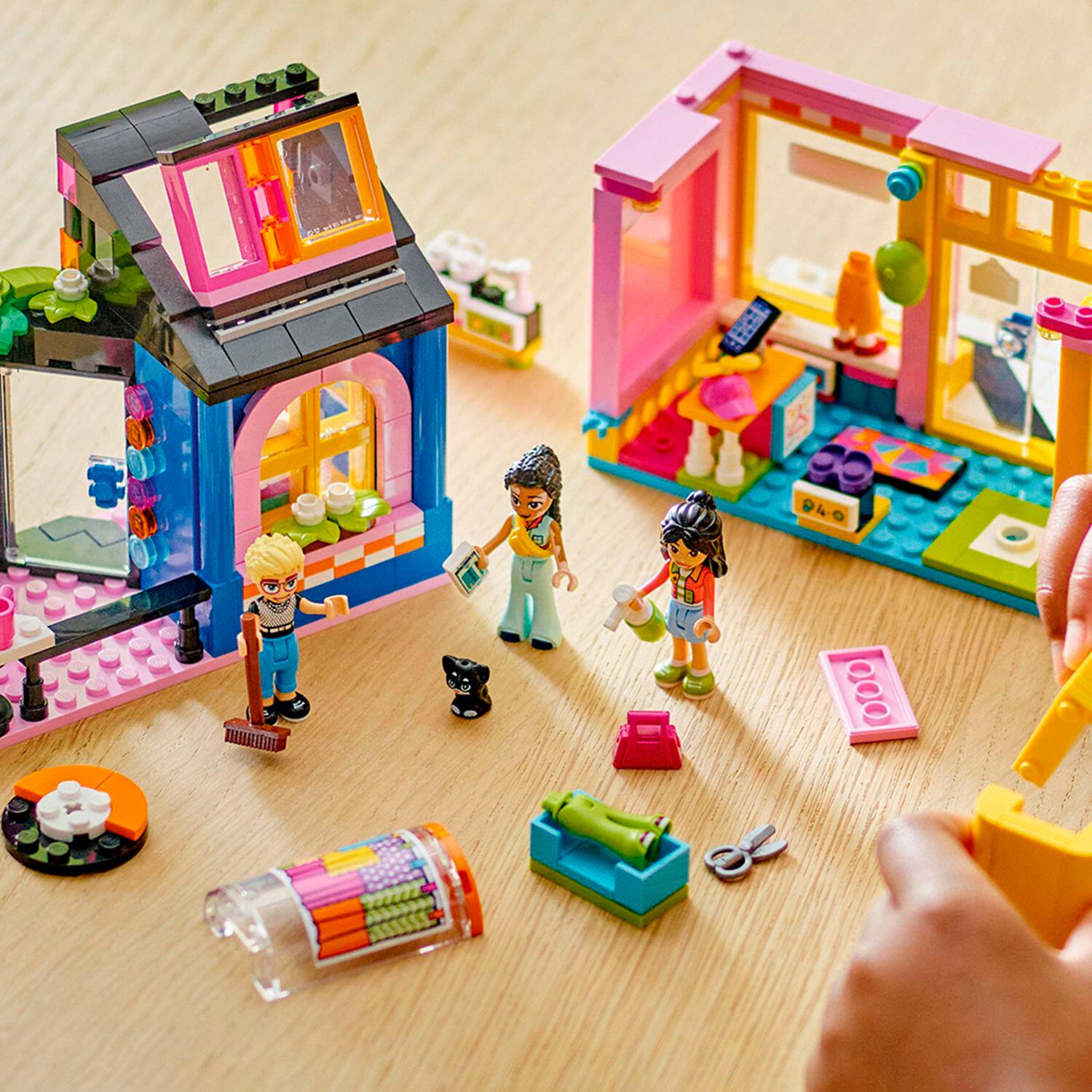 Left. LEGO - Friends Vintage Fashion Store Toy Shop 42614.