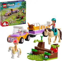 LEGO - Friends Horse and Pony Trailer Building Toy 42634