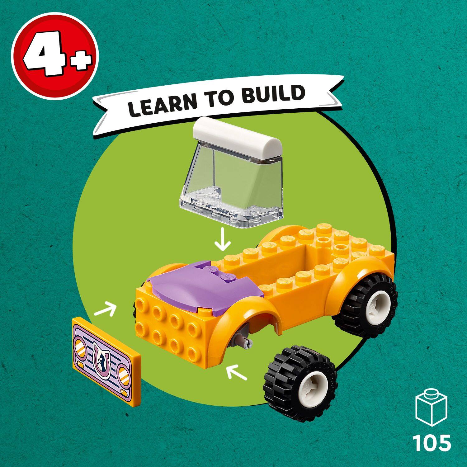 Alt View 11. LEGO - Friends Horse and Pony Trailer Building Toy 42634.