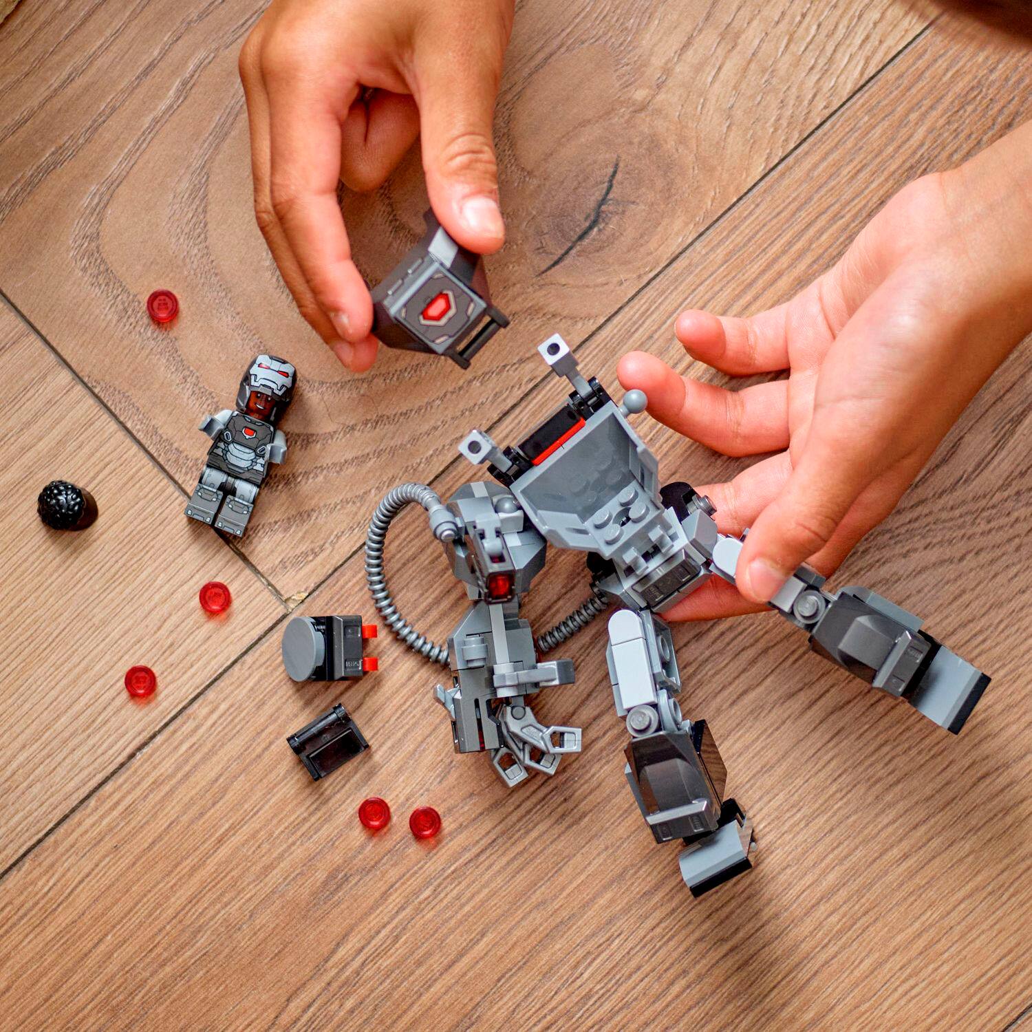 Left. LEGO - Marvel War Machine Mech Armor Building Toy, 76277.