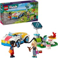 LEGO - Friends Electric Car and Charger Building Toy for Kids 42609 - Front_Zoom