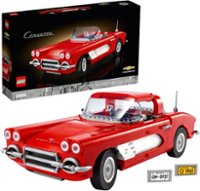 LEGO Icons Corvette Classic Car Model Building Father's Day Gift 10321 - Front_Zoom