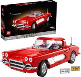 LEGO - Icons Corvette Classic Car Model Building Kit 10321 - Front_Zoom