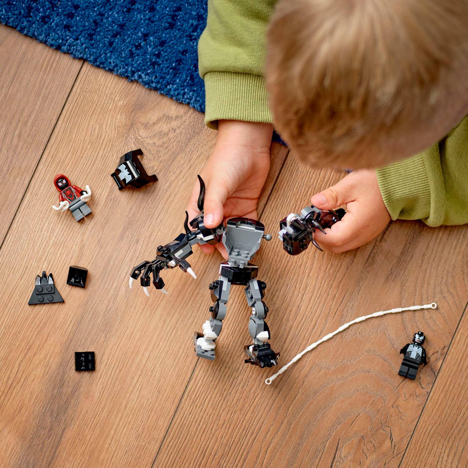 Alt View 12. LEGO - Marvel Venom Mech Armor vs. Miles Morales, 76276.