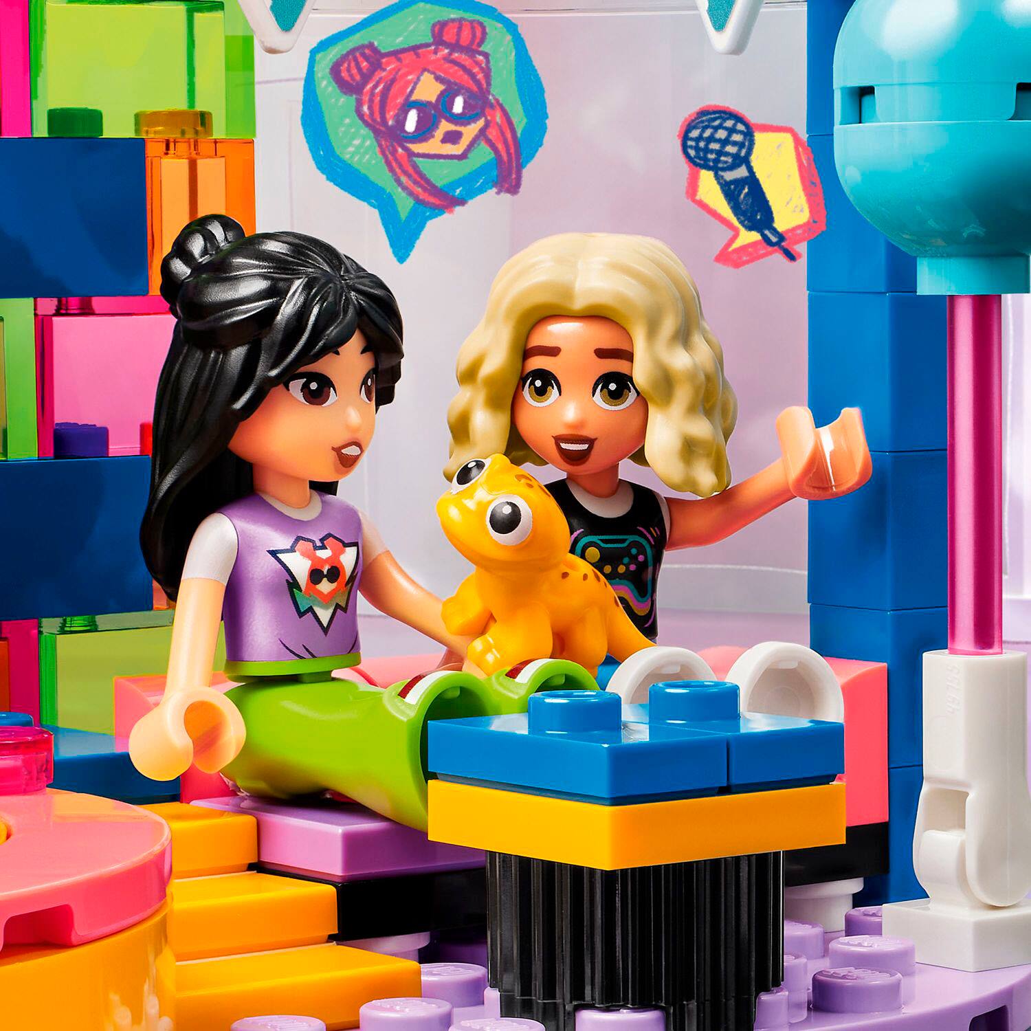 Left. LEGO - Friends Karaoke Music Party Pretend Play Set 42610.