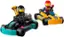 Angle. LEGO - City Go-Karts and Race Drivers Toy Set for Kids 60400.