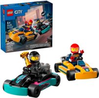 LEGO - City Go-Karts and Race Drivers Toy Set for Kids 60400 - Front_Zoom