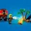 Angle. LEGO - City 4x4 Fire Truck with Rescue Boat Toy 60412.