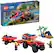 Front. LEGO - City 4x4 Fire Truck with Rescue Boat Toy 60412.
