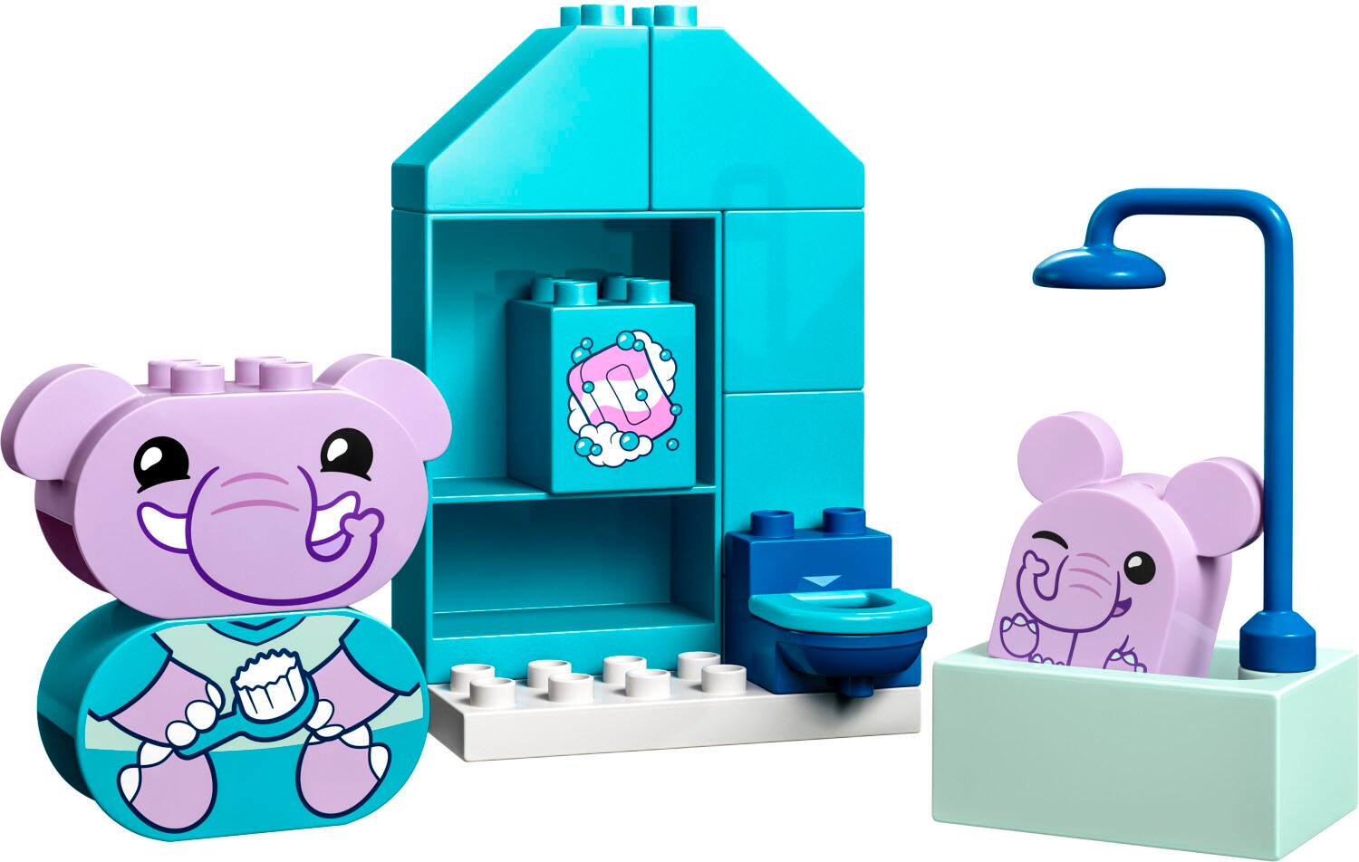 Angle. LEGO - DUPLO My First Daily Routines: Bath Time Toy Playset 10413.