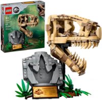 LEGO - Jurassic World Dinosaur Fossils: T. rex Skull Toy for Kids 76964 - Front_Zoom