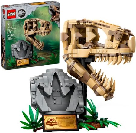 LEGO - Jurassic World Dinosaur Fossils: T. rex Skull Toy for Kids 76964