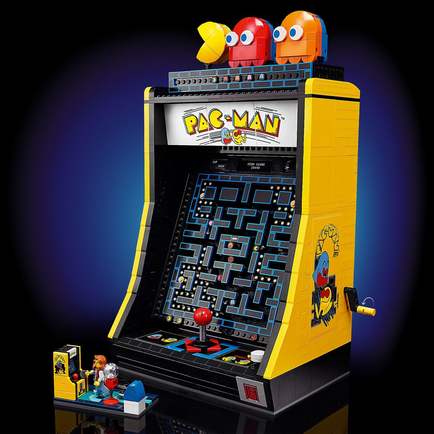 Alt View 11. LEGO - LEGO Icons PAC-MAN Arcade Retro Game Building Set 10323.