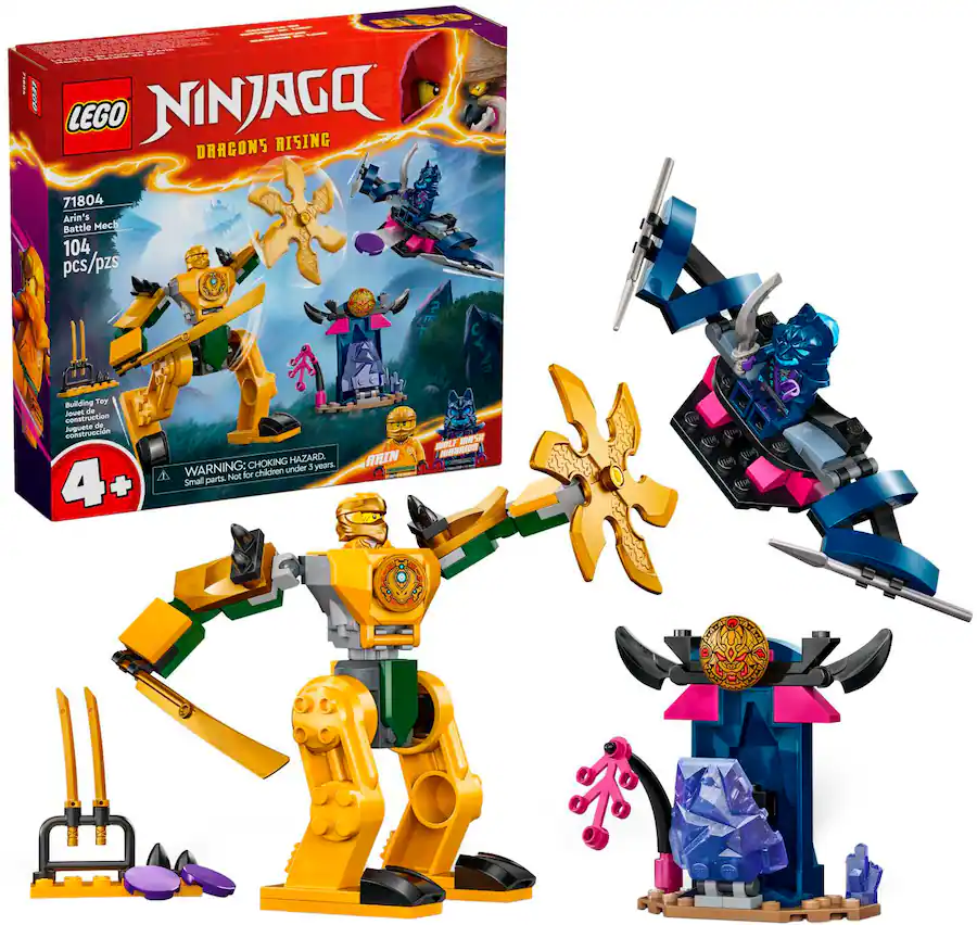 LEGO NINJAGO Arin's Battle Mech Ninja Toy Set 71804 6465066 Best Buy