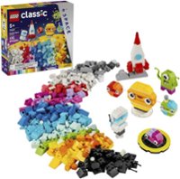 LEGO - Classic Creative Space Planets Aliens and Rocket Ship Toy 11037 - Front_Zoom